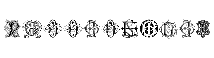 Intellecta Monograms Random Samples Six  Free Fonts Download