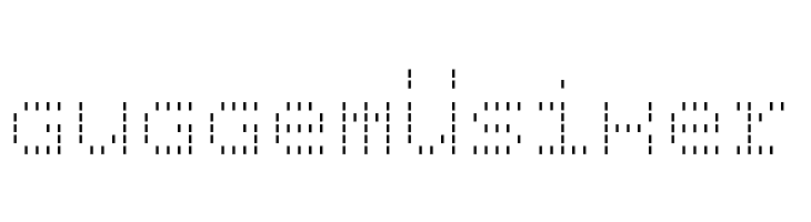 BPdotsUnicaseVertical  Free Fonts Download