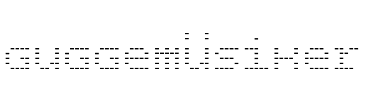 BPdotsUnicaseMinus  Free Fonts Download