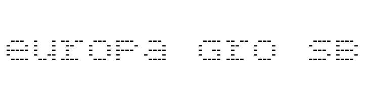 BPdotsUnicaseMinus  Free Fonts Download