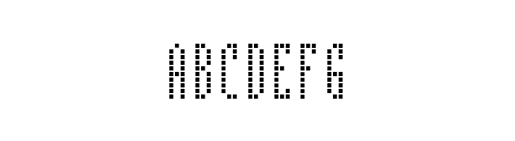 BPdotsCondensedSquare  Free Fonts Download