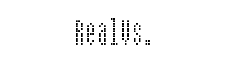 BPdotsCondensedSquare  Free Fonts Download