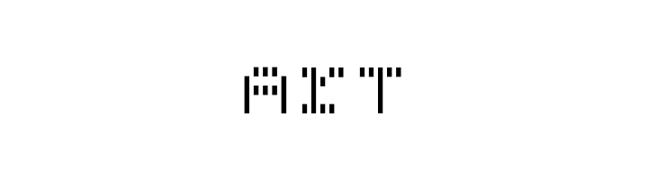 BPdotsUnicaseVertical-Bold  Free Fonts Download