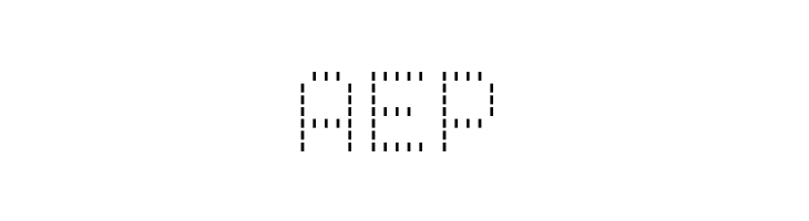 BPdotsVertical  Free Fonts Download