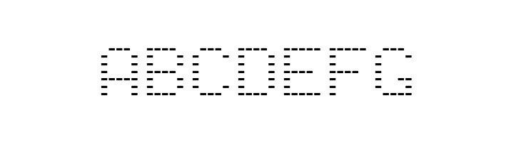 BPdotsMinus  Free Fonts Download