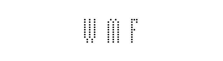BPdotsCondensed  Free Fonts Download