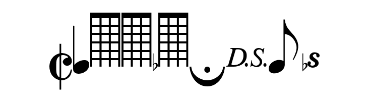 MusicalSymbols  Free Fonts Download