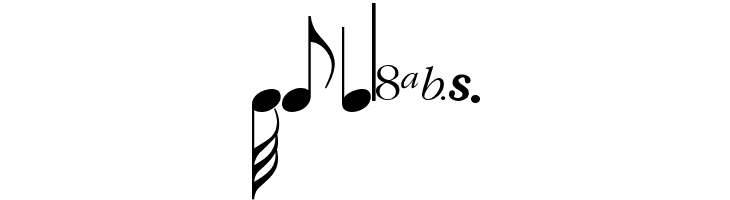 MusicalSymbols  Free Fonts Download
