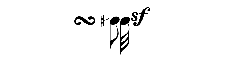 MusicalSymbols  Free Fonts Download