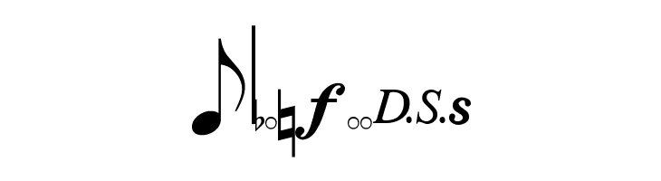 MusicalSymbols  Free Fonts Download