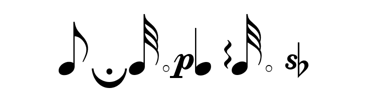 MusicalSymbols  Free Fonts Download