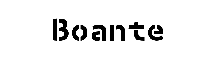 BPmonoStencil Bold  Free Fonts Download