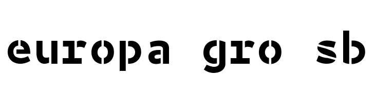 BPmonoStencil Bold  Free Fonts Download
