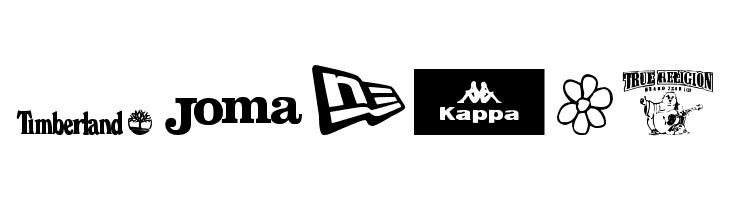 clothing logos tfb  Free Fonts Download