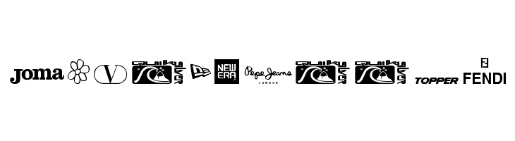 clothing logos tfb  Free Fonts Download