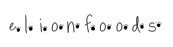 PawPrints  Free Fonts Download