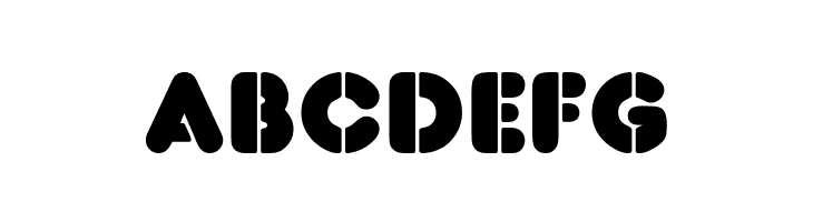 ABCDEFG Der Weiner Stentzel Font