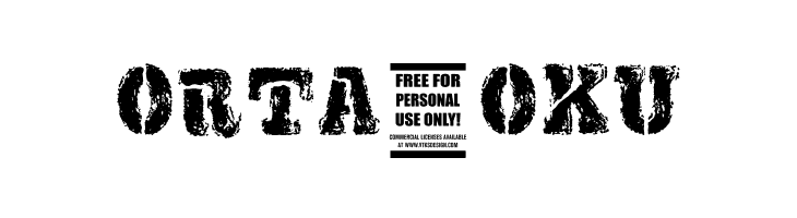 VTKS EXAME  Free Fonts Download