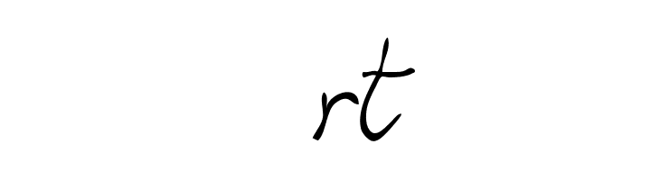 writing something by hand_DEMO-version  Free Fonts Download