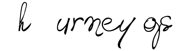 writing something by hand_DEMO-version  Free Fonts Download