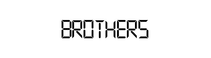 digital display tfb  Free Fonts Download