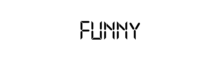 digital display tfb  Free Fonts Download