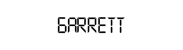 digital display tfb  Free Fonts Download