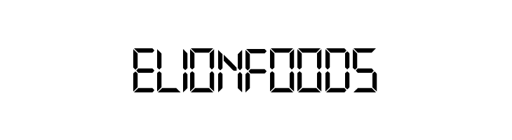 digital display tfb  Free Fonts Download