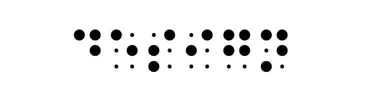 Braille  Free Fonts Download