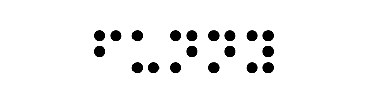 Braille  Free Fonts Download