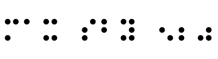 Braille  Free Fonts Download