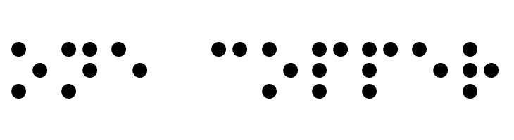Braille  Free Fonts Download
