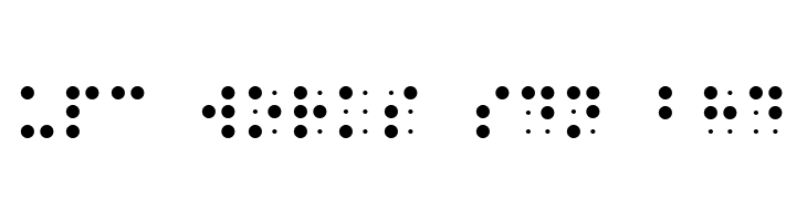 Braille  Free Fonts Download