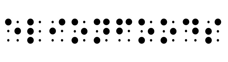 Braille  Free Fonts Download