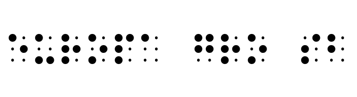 Braille  Free Fonts Download