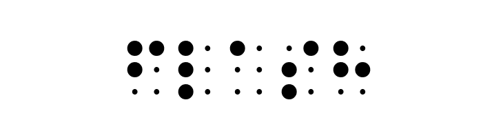 Braille  Free Fonts Download
