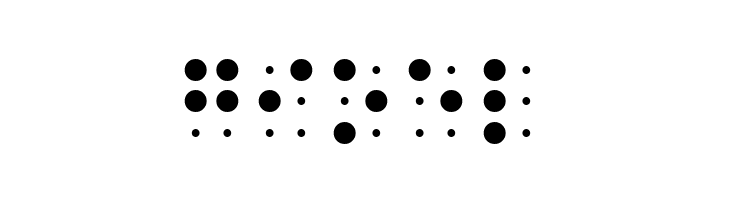 Braille  Free Fonts Download