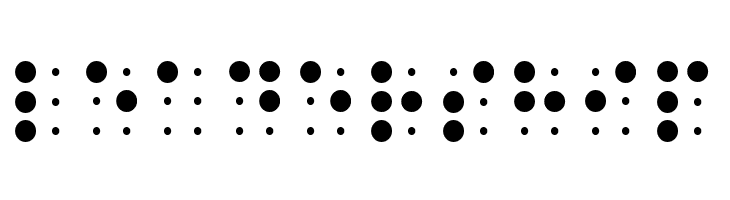 Braille  Free Fonts Download