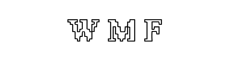 X51 Outline  Free Fonts Download
