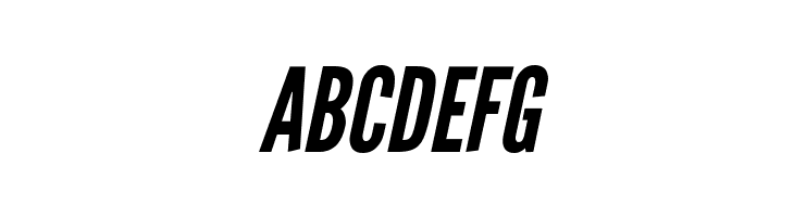 League Gothic Italic Regular  Free Fonts Download