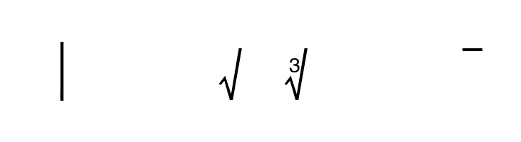 The Radical Sign  Free Fonts Download