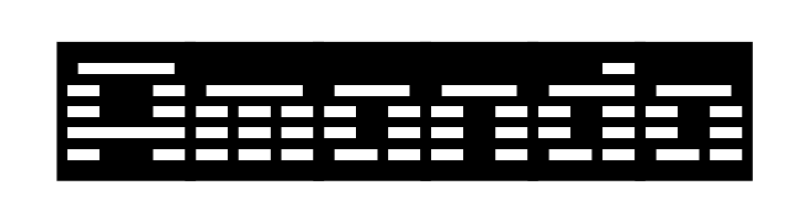 D3 DigiBitMapism type C wide  Free Fonts Download