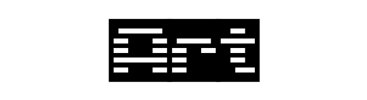 D3 DigiBitMapism type C wide  Free Fonts Download