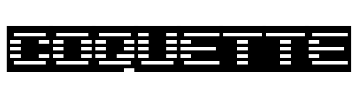 D3 DigiBitMapism type C wide  Free Fonts Download