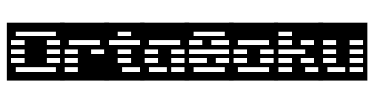 D3 DigiBitMapism type C wide  Free Fonts Download