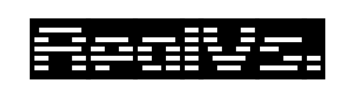 D3 DigiBitMapism type C wide  Free Fonts Download