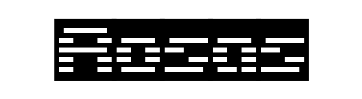 D3 DigiBitMapism type C wide  Free Fonts Download