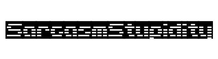 D3 DigiBitMapism type C wide  Free Fonts Download