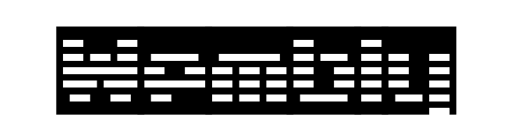 D3 DigiBitMapism type C wide  Free Fonts Download