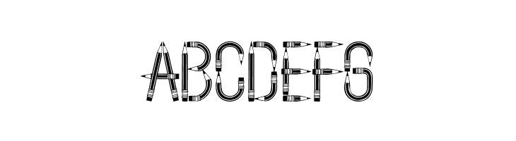 Pencilled  Free Fonts Download